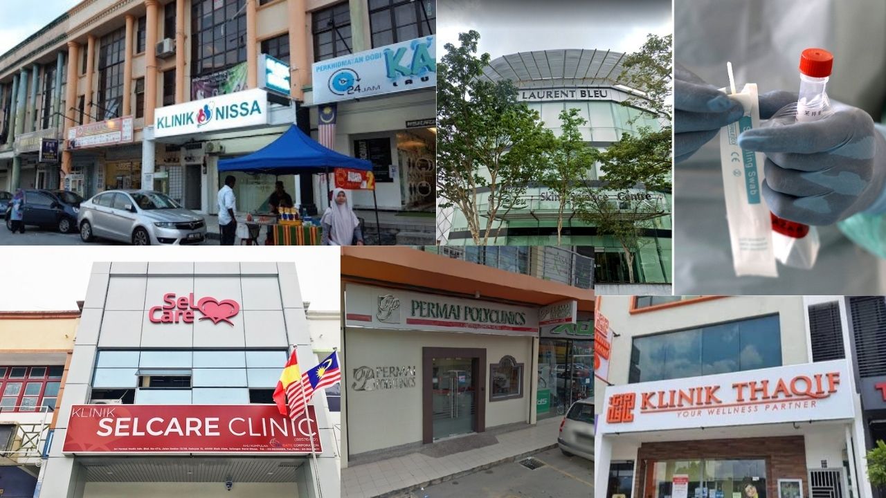Klinik swab penang senarai test 42 Hospitals