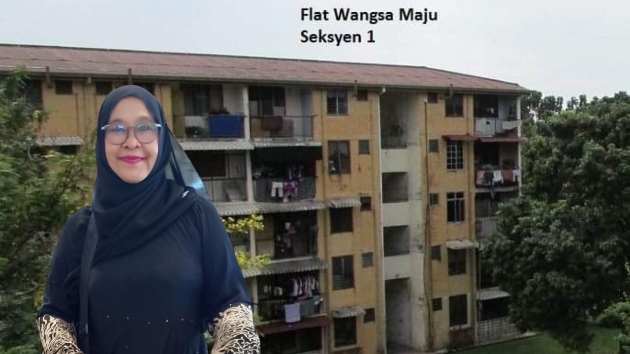 Aishah Omar pernah membeli rumah kecil pada 1985 di Flat Wangsa Maju, Seksyen 1, Kuala Lumpur.