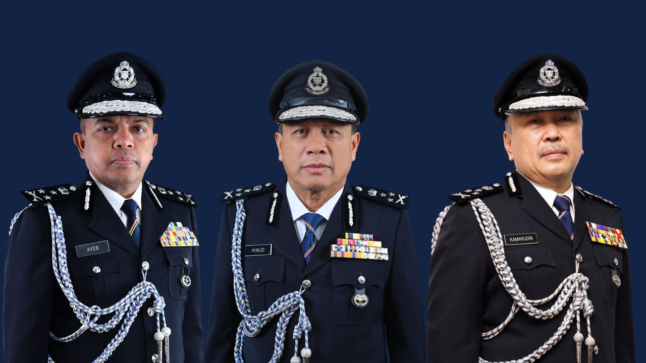 Tiga nama besar dalam dunia kepolisan negara dilantik sebagai pengarah baharu bagi mengetuai beberapa jabatan dalam Polis Diraja Malaysia (PDRM).