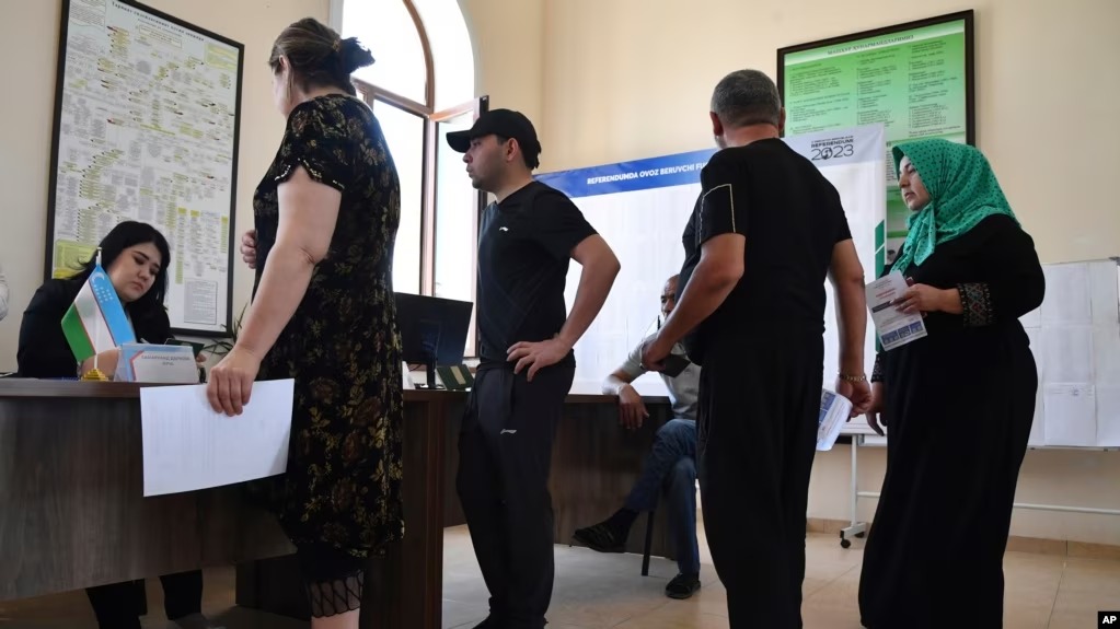 90.21 peratus pengundi sokong draf pindaan perlembagaan Uzbekistan