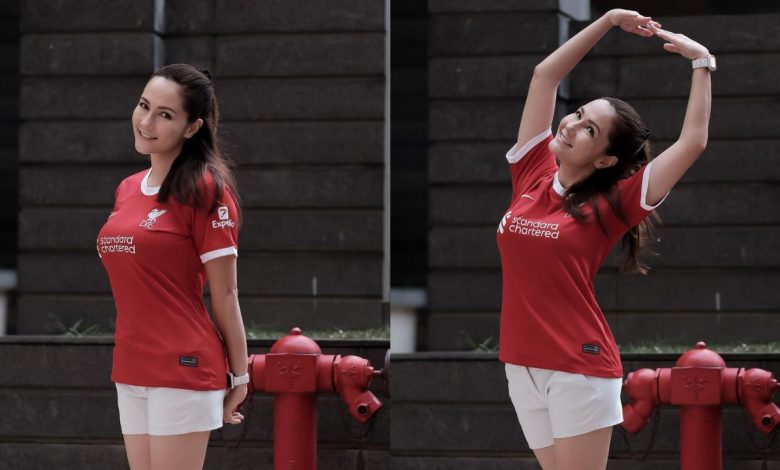 Apabila Yasmin Hani pakai jersey Liverpool FC, peminat bola sepak jadi tak keruan!