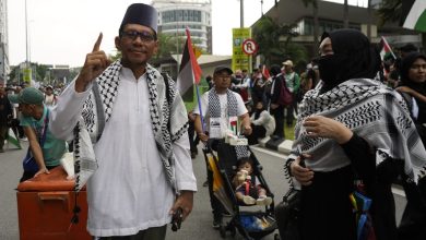 Khir Rahman antara selebriti yang hadir ke Himpunan 10,000 Solidariti Palestin
